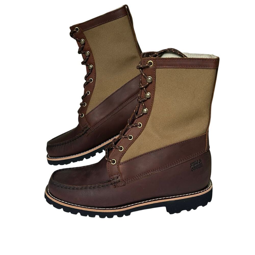 Field & Stream X Gokey New men's the legend 8" canvas top upland boot size 10 D